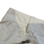 Armani Collezioni White Cotton Skirt Zip Pockets Photo 13