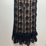 JLUXLABEL  Odyssey Crochet Maxi Dress in Black and Nude. NWT Photo 6