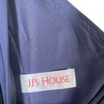 NWT JJ's House Navy Blue Chiffon Tiered Ruffle V Neck Formal Gown Dress US 14 Photo 5