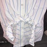 ZARA 🎉4 for $20 Front Tie Button Down Shirt, XL Photo 2