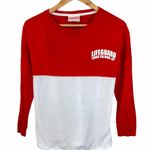 Lifeguard baseball jersey tee red white New York graphic Unisex size small Photo 1