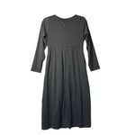 Womens Maxi Dress Size XS/S Gray Long Sleeve With Heart Detail Layered Skirt Photo 1