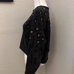 ALLSAINTS BLACK ANIMAL PRINT SWEATSHIRT Photo 1