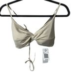 l*space L* Ringo Shimmer Bikini Top In Bone Size XL Photo 4