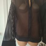 Victoria's Secret  Sport VSX Mesh Bomber Zip Up Jacket - Size L Photo 8