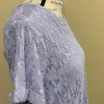 Vera Wang Simply Purple Jacquard Top Photo 4