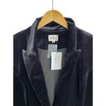 BiBi Black Velvet Blazer Women's Size‎ Large Long Sleeve Business Career Casual Photo 2