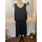 Metaphor (D-112) short sleeves womens dress size XL black color Photo 1