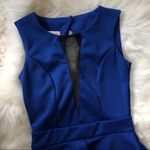 Arden B Blue peplum bodycon mini dress Photo 2