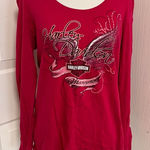 Harley Davidson  Long Sleeve Tee Pink ‘13 Photo 0