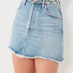 AGOLDE Denim Mini Skirt Size 27 Photo 0