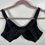 Bali  36DD Bra Black Passion Comfort 3385 Silky Lining Underwire Adjustable Strap Photo 3