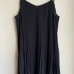 Chelsea 28 Nordstrom V Neck Black Chiffon Midi Dress NEW Photo 1