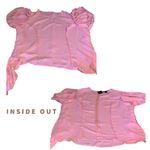 Ashley Stewart PINK FLUTTER SLEEVE TUNIC WITH FLOWING ACCENTS NWT (26/28) Photo 9