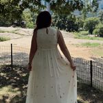 BOUTIQUE EMBROIDERED MAXI DRESS White Photo 2