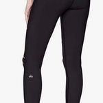 Alo Yoga Alo Black High-Waisted Cutout Leggings Photo 0