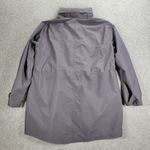 Be Boundless Jacket Womens Gray Zip Up Pockets Hooded Windbreaker Lightweight Size XL Photo 2