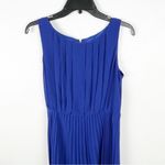 Eliza J Sleeveless Pleated Lined Exposed Back Zipper Fit And Flare Dress Size 6 Photo 7