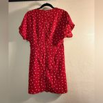 Nasty Gal  Red Dress with White Heart Pattern Photo 1