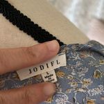 JODIFL Boho cottage tiered floral babydoll long balloon sleeve blouse Top L Photo 12