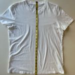 Vince essential Pima cotton crew neck T-shirt (L, white) Photo 5