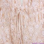 Free People NEW Lexi Strappy Lace Romper, L Photo 12