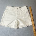 BLANKNYC Short Womens 26 Cream Denim The Perry In See You Again Distressed NEW Photo 4