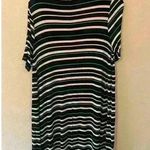 Loft  Striped Dress sz L t shirt dress teacher casual comfy fall winter preppy Photo 2