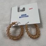 Urban Outfitters  Gold Coil Hoop Earrings Photo 0