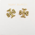Tory Burch - Roxanne T Logo Pierced Stud Earring Photo 0