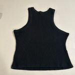 Good American  Black Ribbed Tank Top Size 3 (L/XL) Photo 1