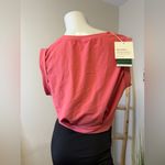 Halara Patitoff Flow Crew Neck Sleeveless Cropped Yoga Tank Top M Desert Rose Photo 3