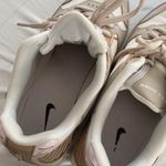 Nike sneakers Shox style lace up comfortable gold/white colors size 7 Photo 6