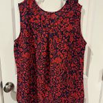 Terra & Sky  Red and Blue Tank Top Size 1XL Photo 2