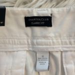 Charter Club  Classic Fit Cropped Pants color white size 12 brand new inseam 24” Photo 5