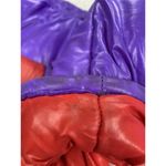 Norma Kamali Vtg ORIGINAL 1980 OMO REVERSIBLE SLEEPING BAG COAT Purple and Red Photo 9