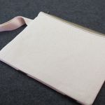 Animal Print Wristlet Makeup Bag Travel Tote Handmade Zippered Pouch NEW Tan Photo 3