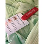 Mac Duggal  NEW Size 10 67911 Mint Iconic Ruffle Tiered Cut-Out Chiffon Maxi Gown Photo 11