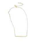 Silver bar necklace 8” simple and cute! Silver Photo 2