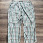 Old Navy Women's Plaid Pajama Pants in Green and Gray Photo 5