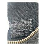 Gucci GG Monogram Web Double Pocket Belt Bag Black Photo 5