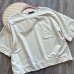 Dirty Laundry  cotton modal cream boxy‎ oversized tee Photo 0