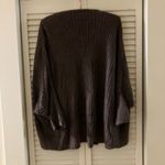 Barefoot Dreams  Brown Ribbed Cozychic Lite Dolman sleeve Shrug Cardigan Photo 6