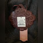 Knox Rose NWT Black Long Sleeve Top Size Small Waffle Criss Cross Back  Photo 3