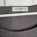 Natural Life Gray Ribbed Maxi Dress Casual Crew Neck Short Sleeve W1896 Sz XL Photo 3