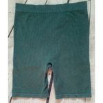 H&M Dark Turquoise Ribbed Biker Shorts Photo 7