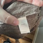 J.Jill  Love Linen Pull-On Slim Leg Pants Elastic Waist Pocket Brown Size M Photo 4