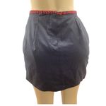 Rachel Back Zipper Roy Navy Pinstripe Skirt Size 8 New With Tags Blue Photo 2