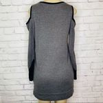 Rachel Roy Cold Shoulder sweatshirt dress Gray Size M Photo 3