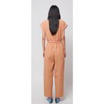 Bobo Choses Vichy Relaxed Gingham Jumpsuit in Pink & Yellow Size Medium Photo 1
